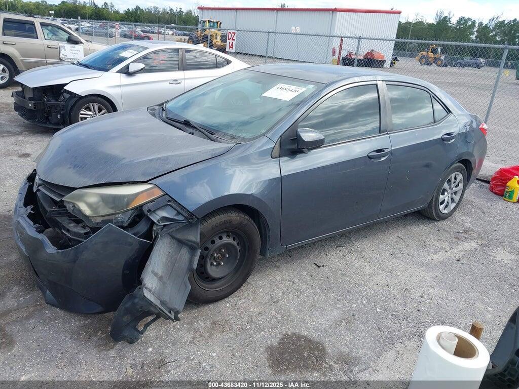 2T1BURHE5FC395194 2015 TOYOTA COROLLA photo no. 2