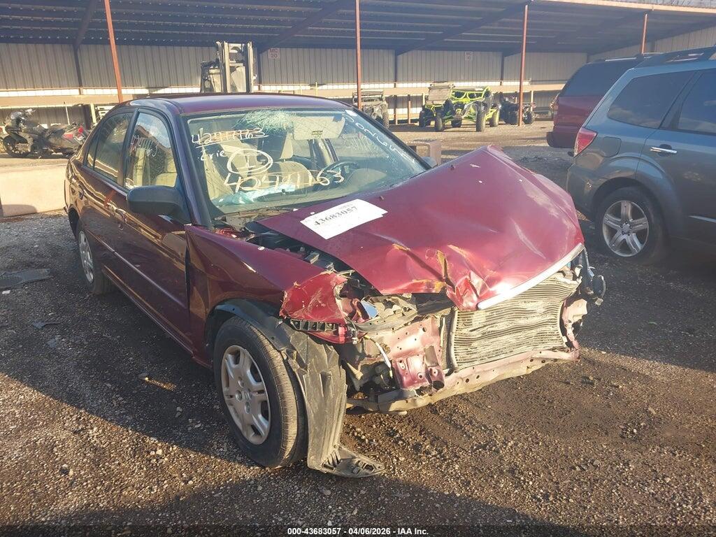 1HGES16522L002652 2002 HONDA CIVIC photo no. 1