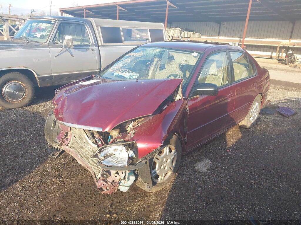 1HGES16522L002652 2002 HONDA CIVIC photo no. 2