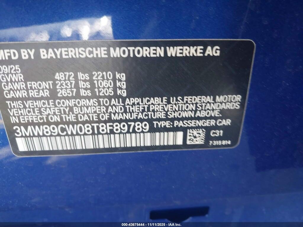 3MW89CW08T8F89789 2026 BMW 3 SERIES photo no. 9