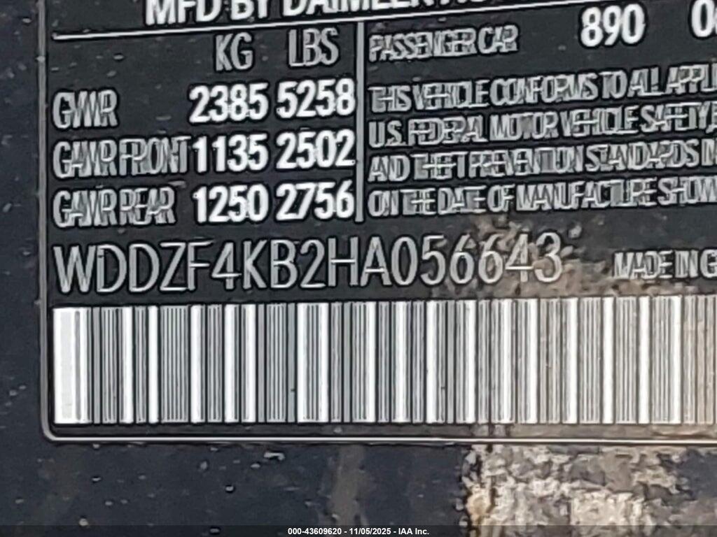 WDDZF4KB2HA056643 2017 MERCEDES-BENZ E 300 photo no. 9