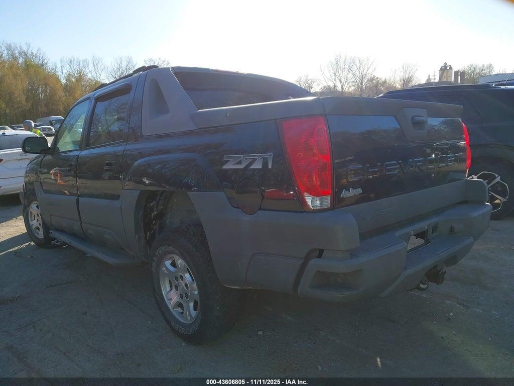3GNEK13T12G181935 2002 CHEVROLET AVALANCHE 1500 photo no. 3