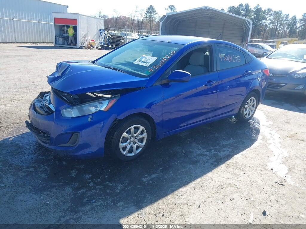 KMHCT4AE4EU612025 2014 HYUNDAI ACCENT photo no. 2