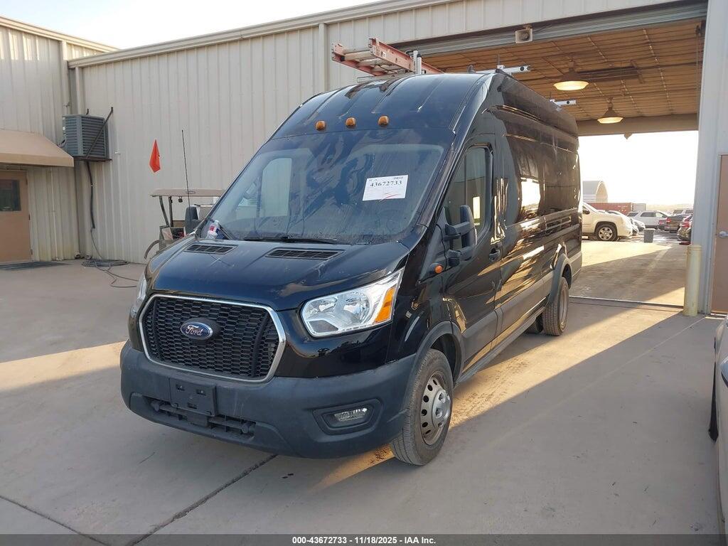 1FTRS4XG3MKA05036 2021 FORD TRANSIT-350 CARGO VAN photo no. 2