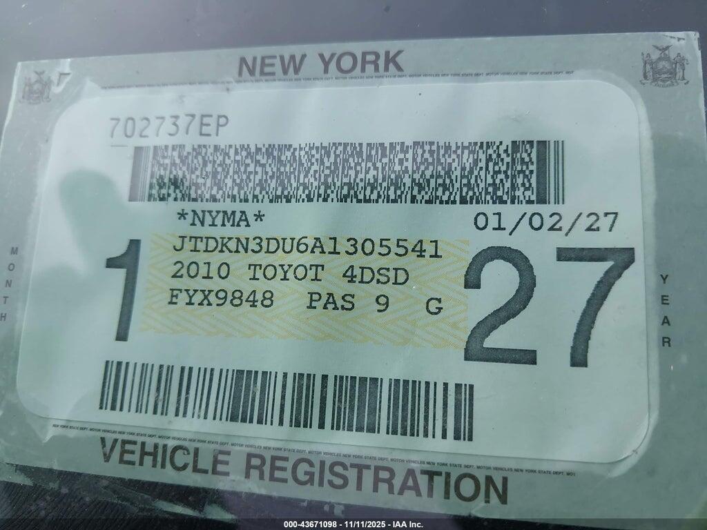 JTDKN3DU6A1305541 2010 TOYOTA PRIUS photo no. 12