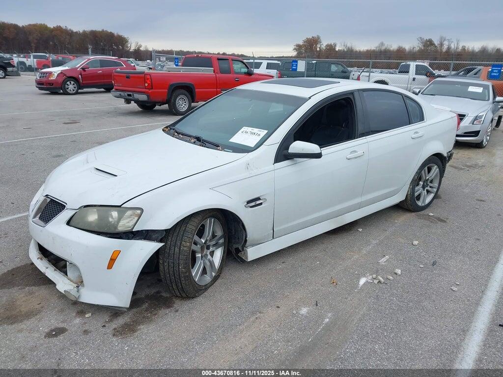 6G2ER577X9L223290 2009 PONTIAC G8 photo no. 2
