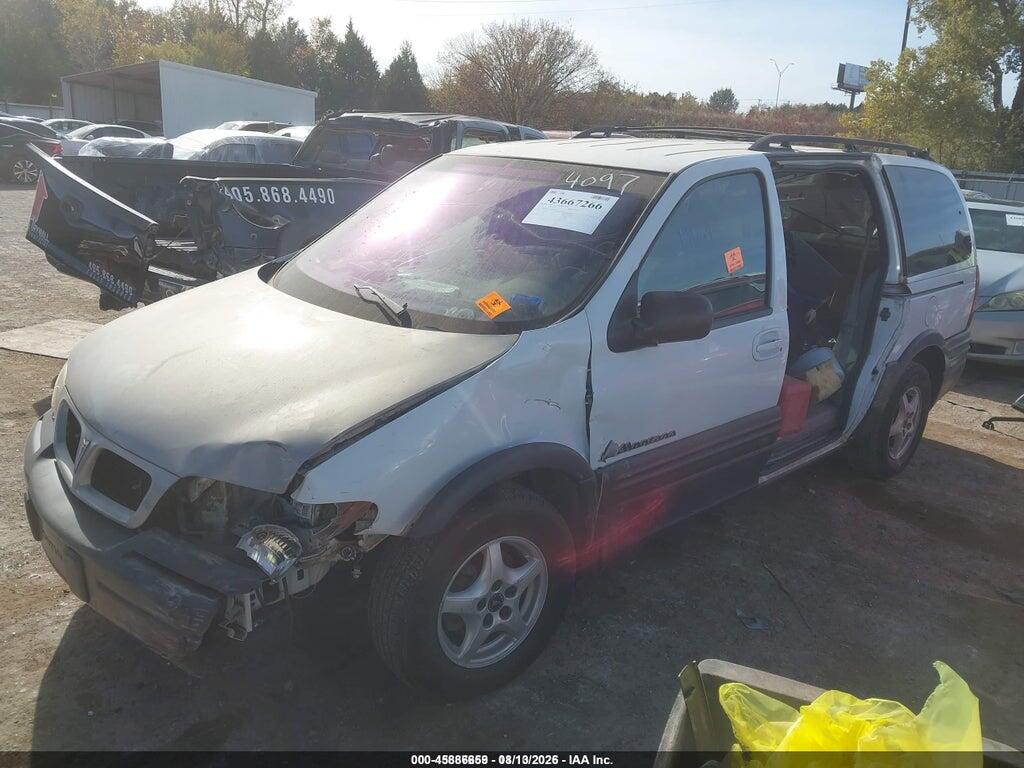 1GMDX03E11D184097 2001 PONTIAC MONTANA photo no. 2
