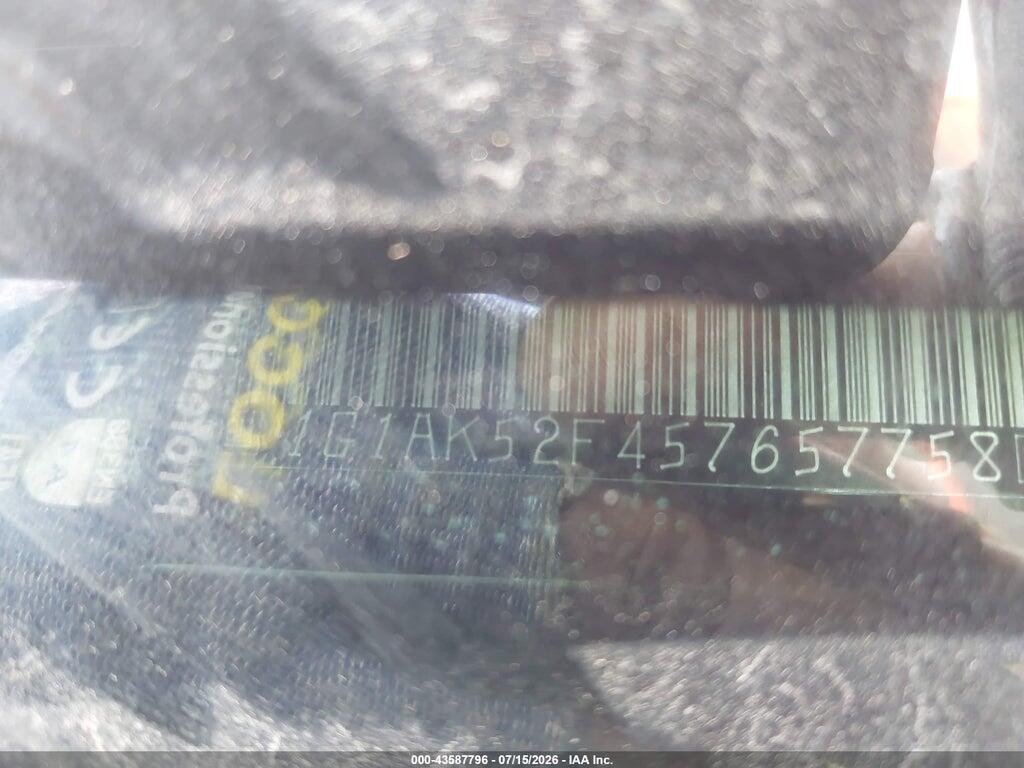 1G1AK52F457657758 2005 CHEVROLET COBALT photo no. 12