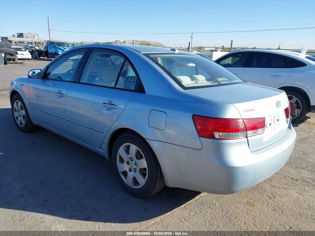 5NPET46C68H304017 2008 HYUNDAI SONATA photo no. 3