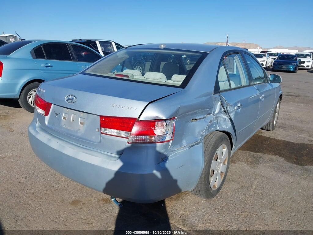5NPET46C68H304017 2008 HYUNDAI SONATA photo no. 4