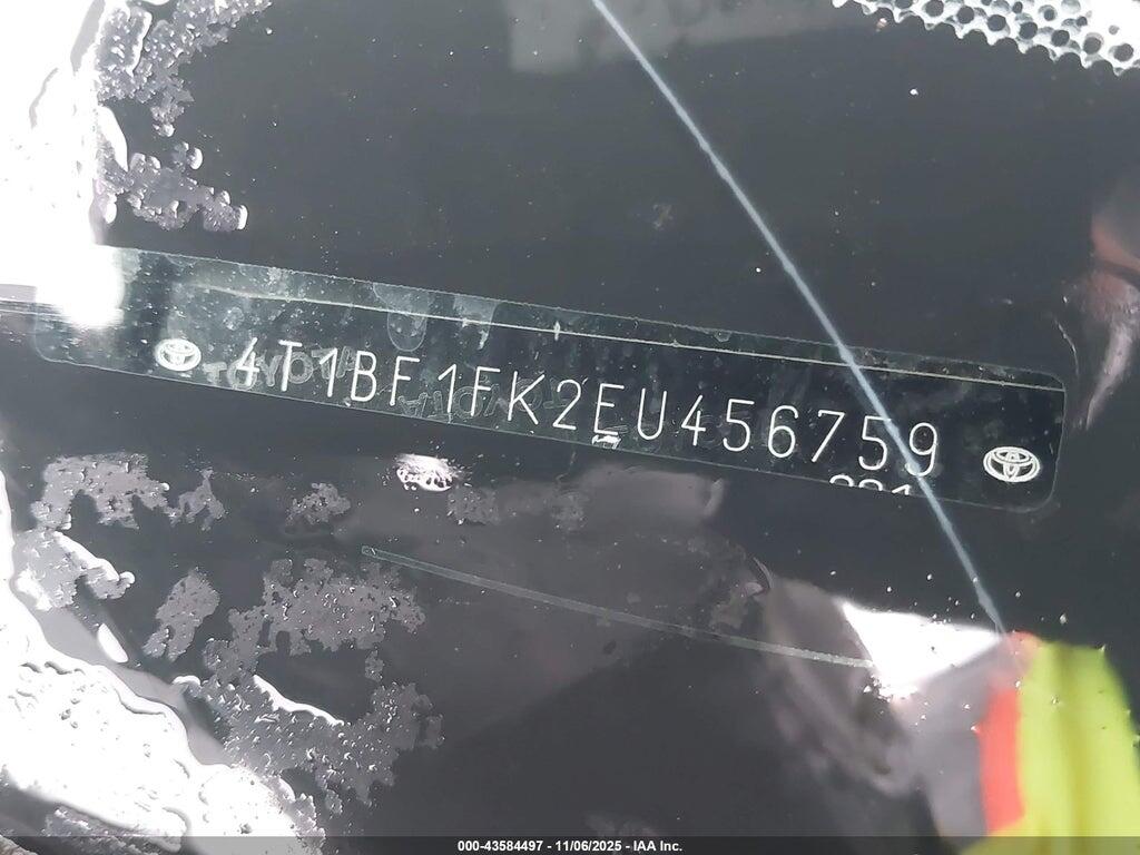 4T1BF1FK2EU456759 2014 TOYOTA CAMRY photo no. 9