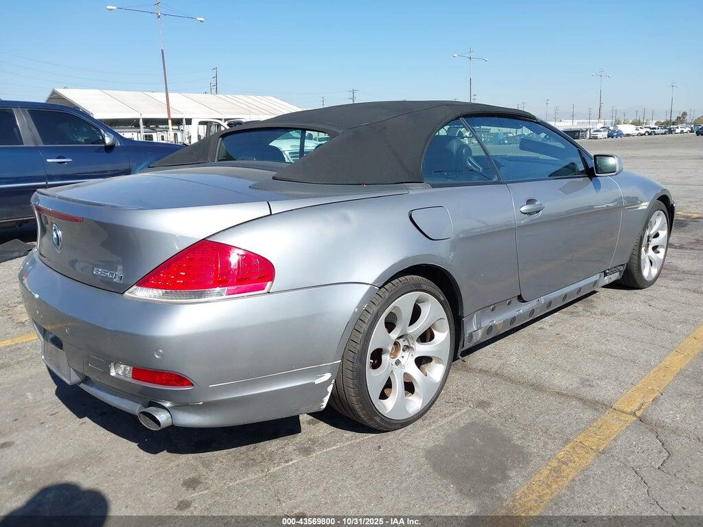 WBAEK135X7CN83633 2007 BMW 650I photo no. 4