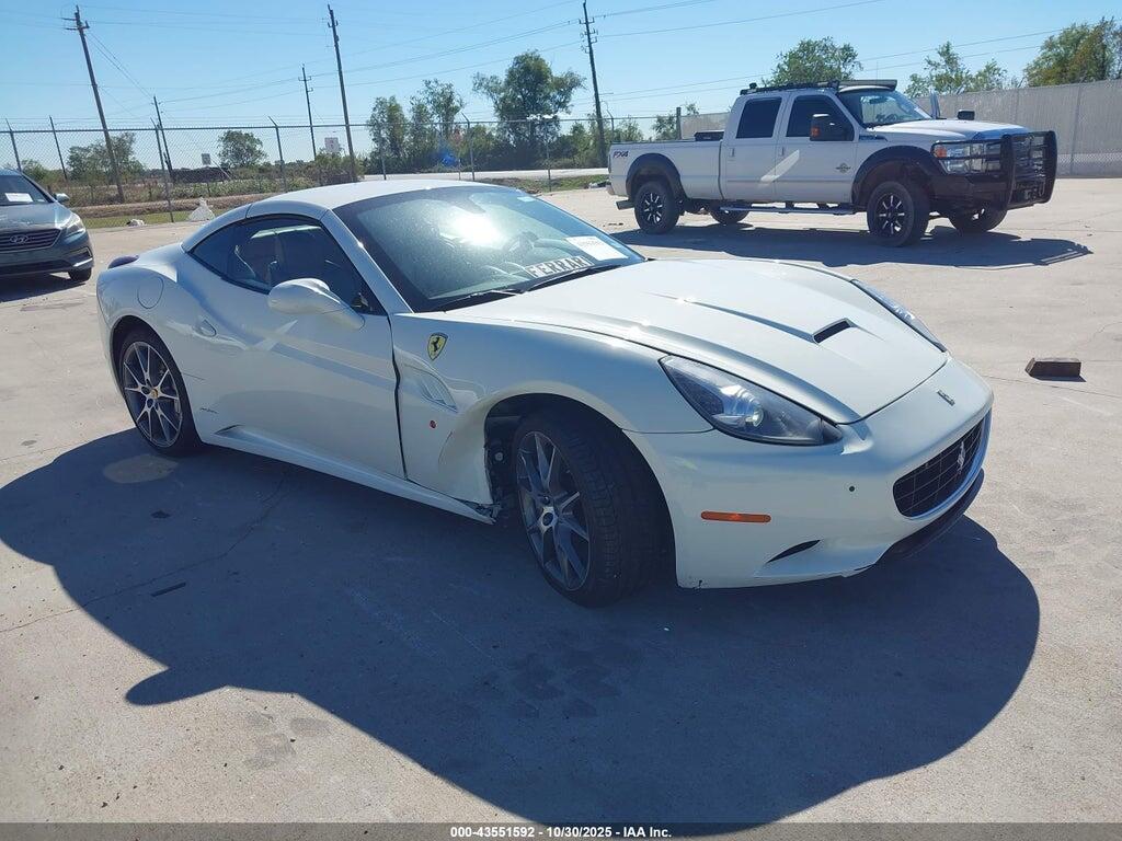 2012 FERRARI CALIFORNIA ZFF65LJA7C0183813