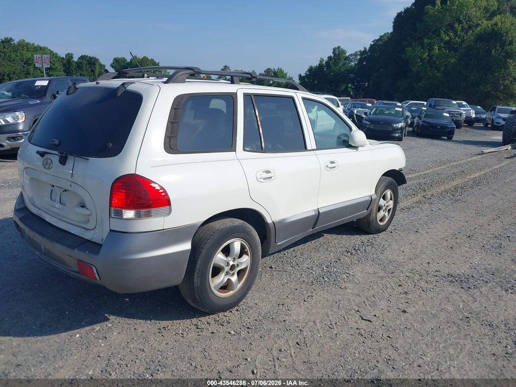 KM8SC73D16U057716 2006 HYUNDAI SANTA FE photo no. 4