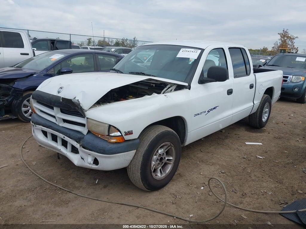 1B7GL2AX3YS718767 2000 DODGE DAKOTA photo no. 2