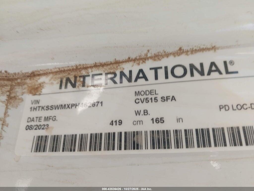 1HTKSSWM3PH462671 2023 INTERNATIONAL CV515 photo no. 8