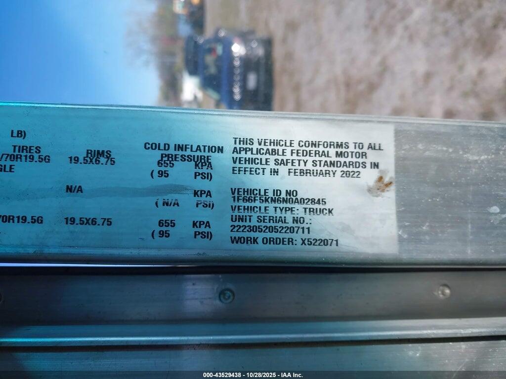 1F66F5KN6N0A02845 2022 FORD F-59 COMMERCIAL STRIPPED photo no. 8
