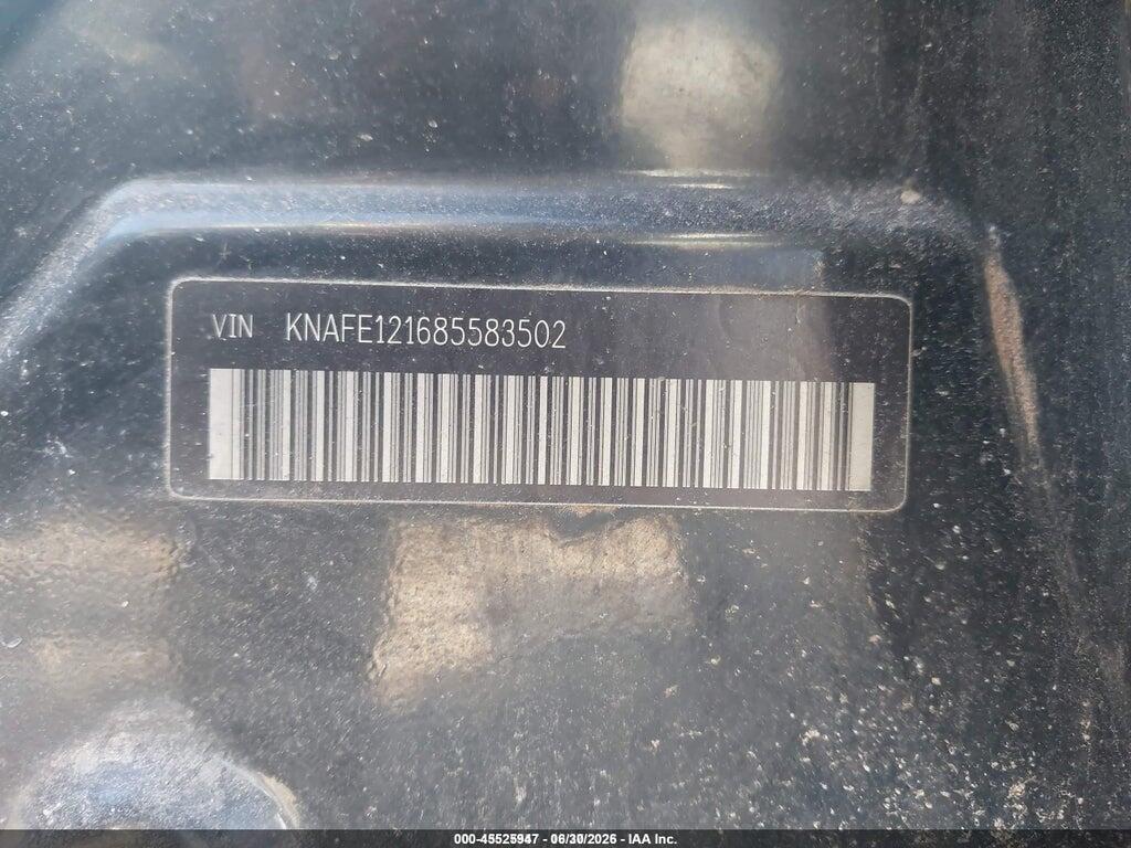 KNAFE121685583502 2008 KIA SPECTRA photo no. 9