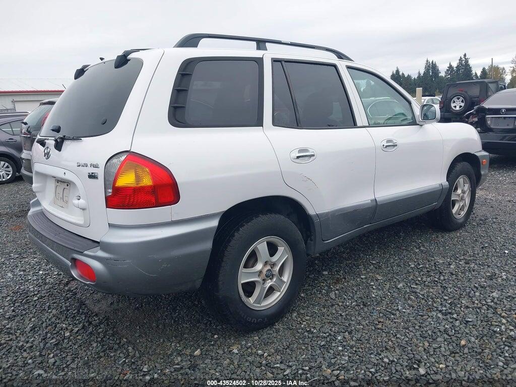 KM8SC13E44U822713 2004 HYUNDAI SANTA FE photo no. 4