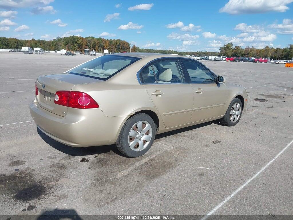 KNAGE123185196040 2008 KIA OPTIMA photo no. 4