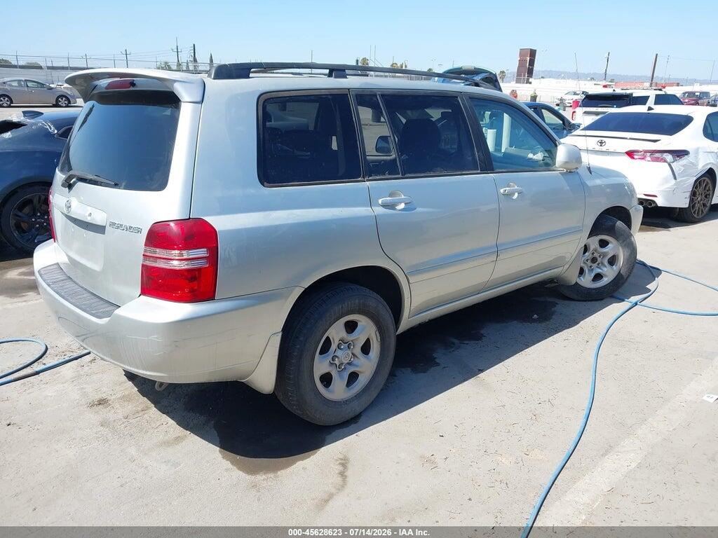 JTEGD21AX30072104 2003 TOYOTA HIGHLANDER photo no. 4