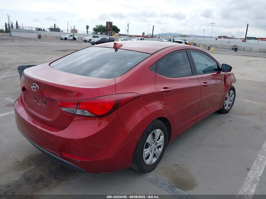 5NPDH4AE8GH725337 2016 HYUNDAI ELANTRA photo no. 4