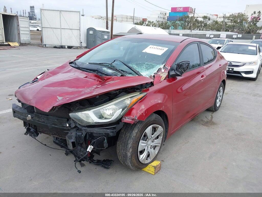5NPDH4AE8GH725337 2016 HYUNDAI ELANTRA photo no. 6
