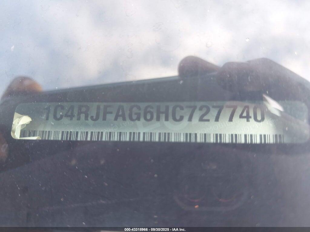 1C4RJFAG6HC727740 2017 JEEP GRAND CHEROKEE photo no. 9