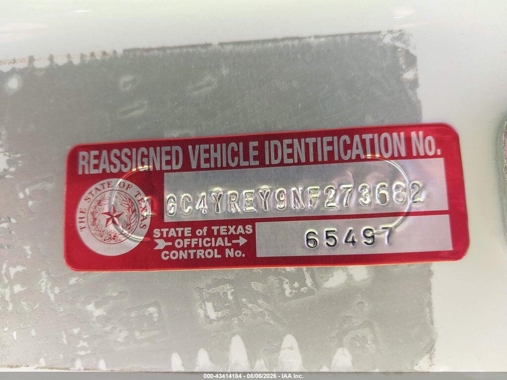 1GC4YREY9NF273682 2022 CHEVROLET SILVERADO 2500HD photo no. 8