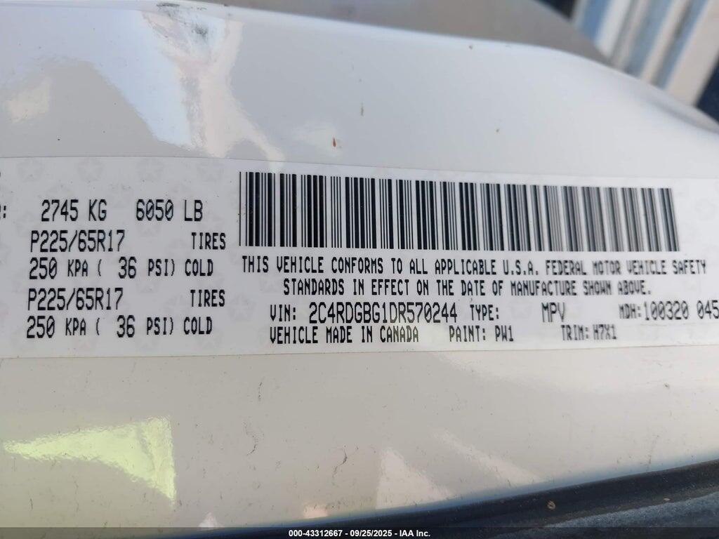2C4RDGBG1DR570244 2013 DODGE GRAND CARAVAN photo no. 9