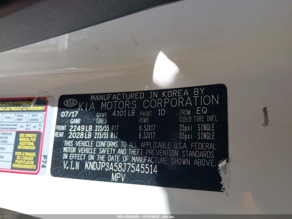 KNDJP3A58J7545514 2018 KIA SOUL photo no. 9