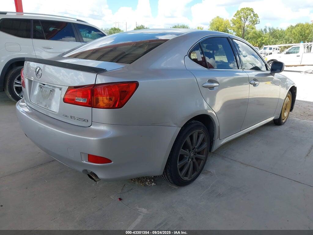 JTHCK262665007279 2006 LEXUS IS 250 photo no. 4