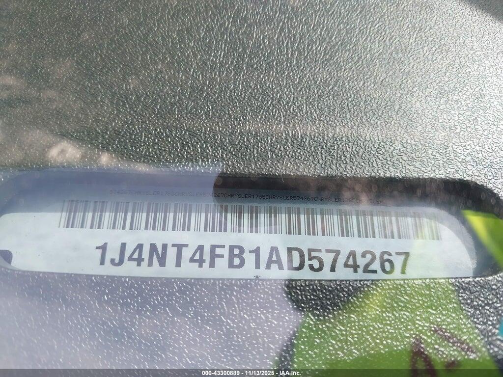 1J4NT4FB1AD574267 2010 JEEP COMPASS photo no. 9