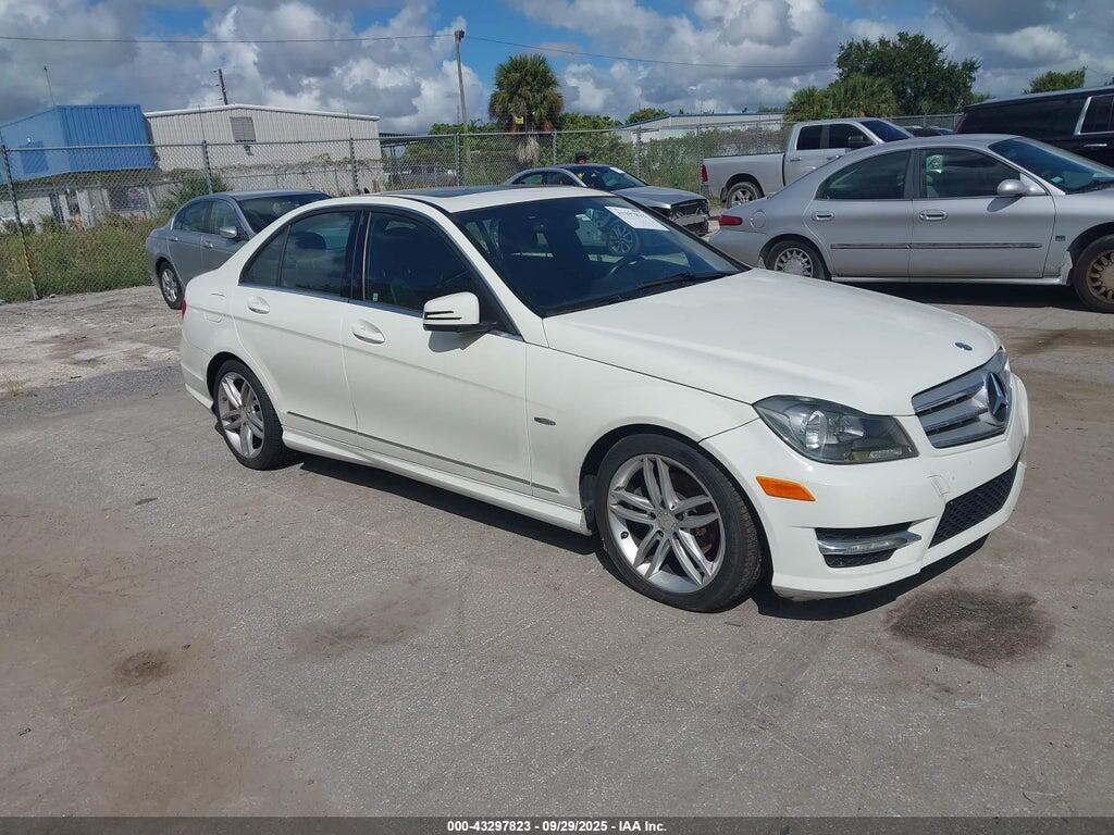WDDGF4HB6CA634136 2012 MERCEDES-BENZ C 250 photo no. 1