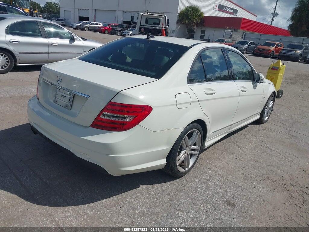 WDDGF4HB6CA634136 2012 MERCEDES-BENZ C 250 photo no. 4