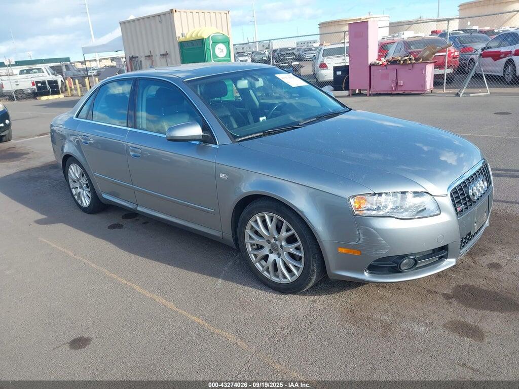 WAUDF78E78A149727 2008 AUDI A4 photo no. 1