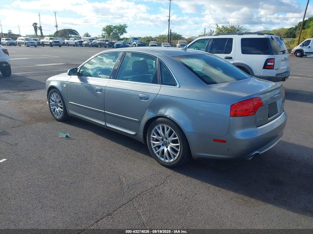 WAUDF78E78A149727 2008 AUDI A4 photo no. 3