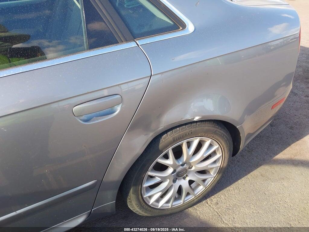 WAUDF78E78A149727 2008 AUDI A4 photo no. 6