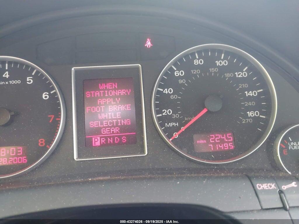 WAUDF78E78A149727 2008 AUDI A4 photo no. 7