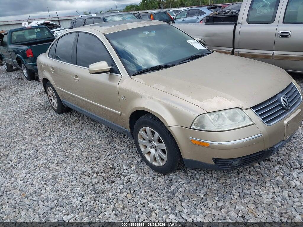 WVWPD63B41P206708 2001 VOLKSWAGEN PASSAT photo no. 1