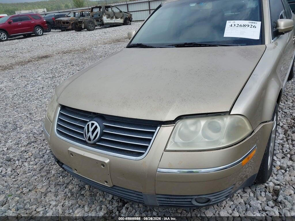 WVWPD63B41P206708 2001 VOLKSWAGEN PASSAT photo no. 12