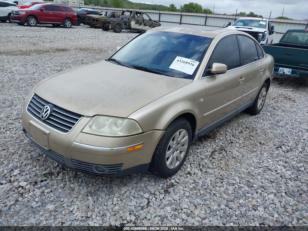 WVWPD63B41P206708 2001 VOLKSWAGEN PASSAT photo no. 2