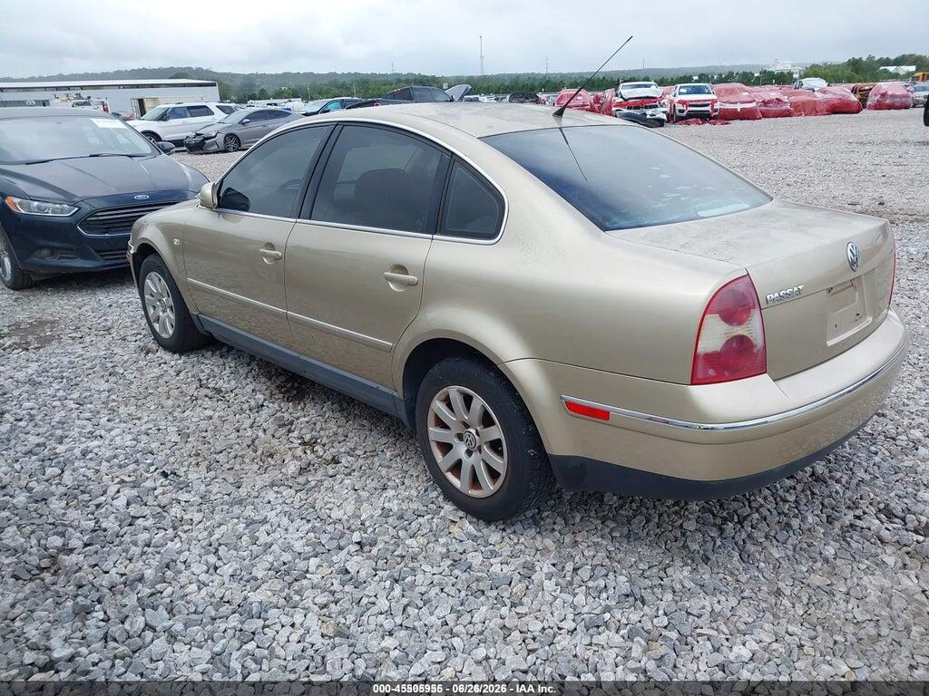 WVWPD63B41P206708 2001 VOLKSWAGEN PASSAT photo no. 3