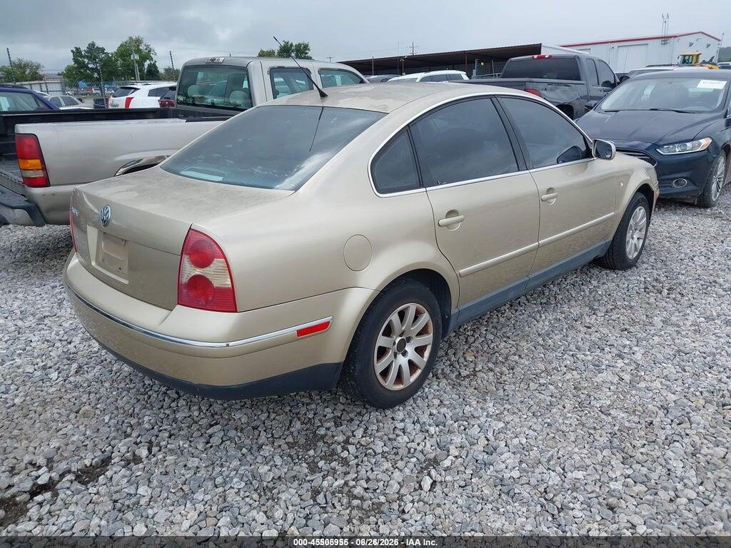 WVWPD63B41P206708 2001 VOLKSWAGEN PASSAT photo no. 4