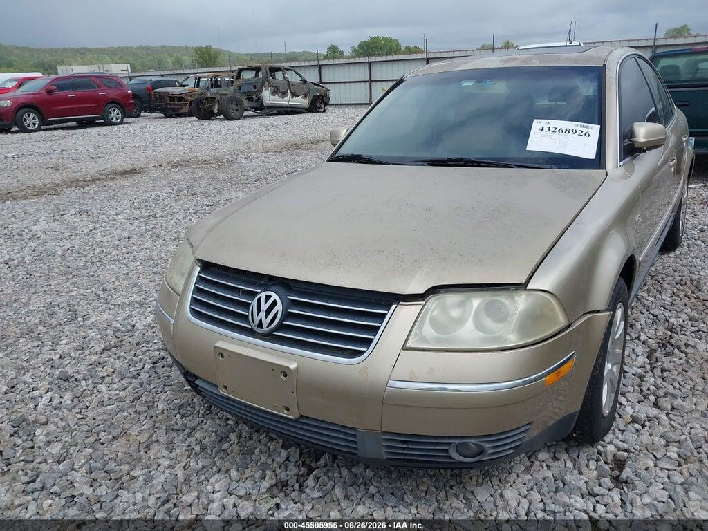 WVWPD63B41P206708 2001 VOLKSWAGEN PASSAT photo no. 6