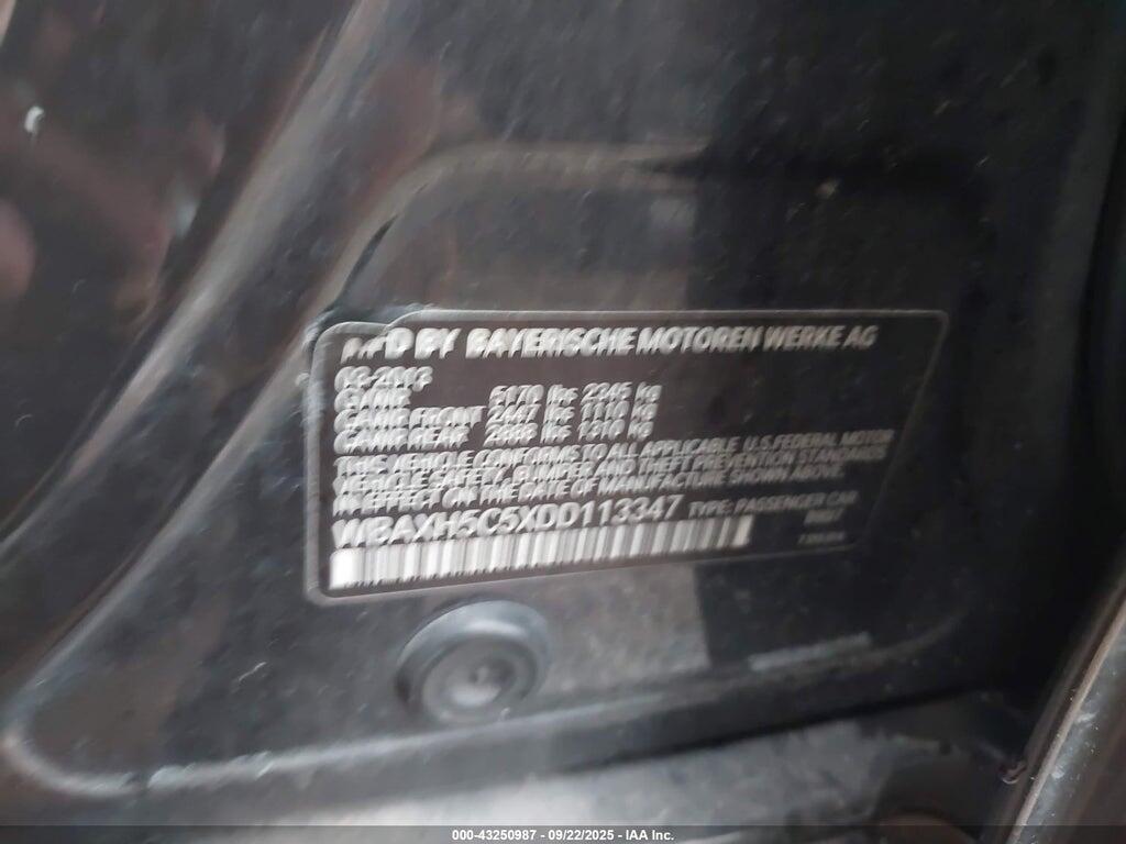 WBAXH5C5XDD113347 2013 BMW 528I photo no. 9