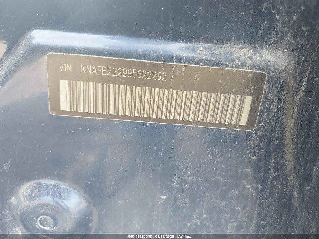 KNAFE222995622292 2009 KIA SPECTRA photo no. 9