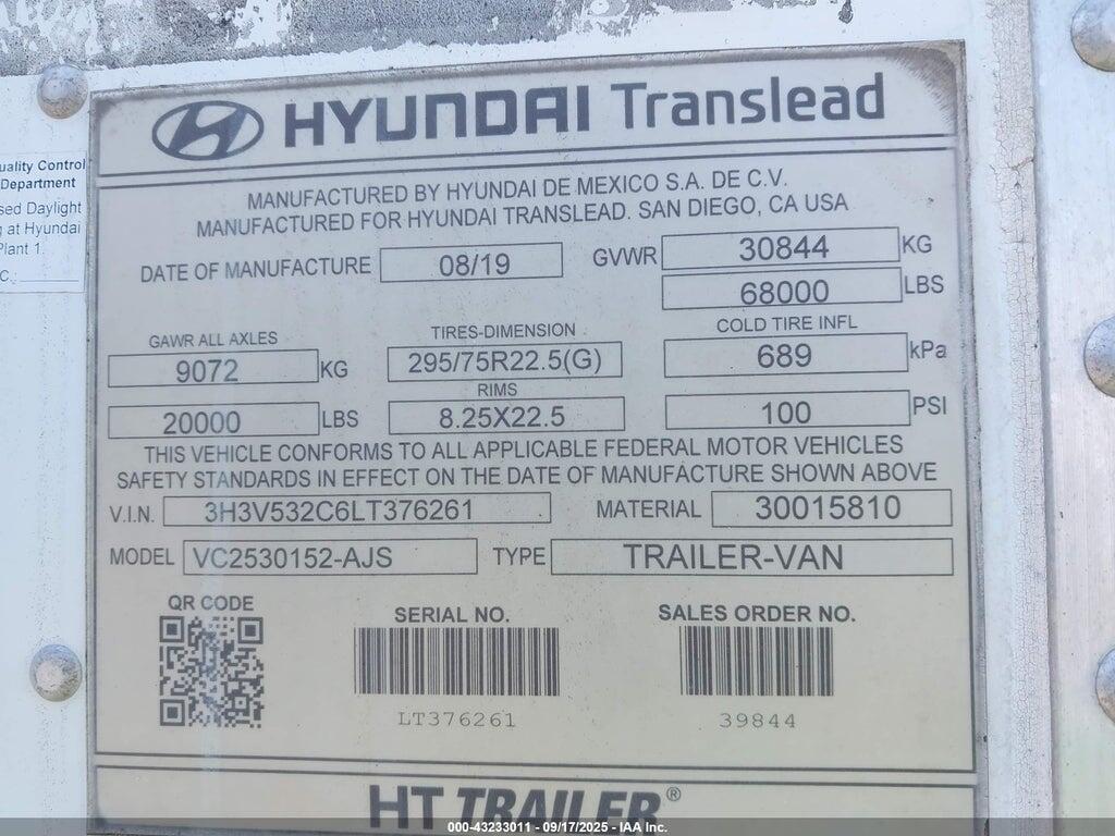 3H3V532C6LT376261 2020 HYUNDAI TRANSLEAD INC VC2530152-AJS photo no. 9