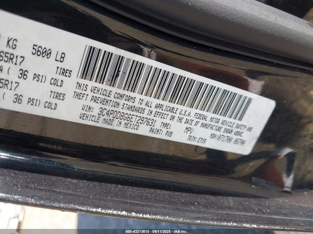 3C4PDDBG6ET297631 2014 DODGE JOURNEY photo no. 9