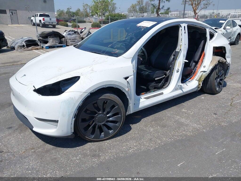 7SAYGDEE3NF368677 2022 TESLA MODEL Y photo no. 2